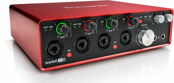 USB audio převodník - zvuková karta Focusrite Scarlett 18i8 2nd Generation - 2