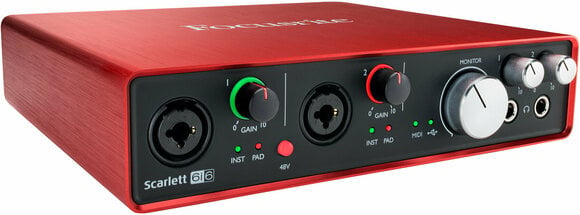 USB audio převodník - zvuková karta Focusrite Scarlett 6i6 2nd Generation - 3