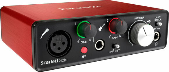 USB audio převodník - zvuková karta Focusrite Scarlett Solo 2nd Generation - 2