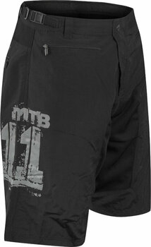 Cyklo-kalhoty Force MTB-11 Shorts Removable Pad Black M Cyklo-kalhoty - 3