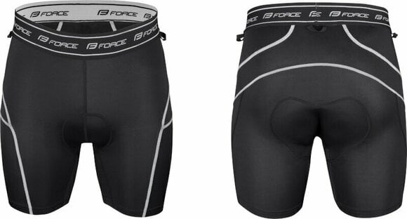 Cycling Short and pants Force MTB-11 Shorts Removable Pad Black 2XL Cycling Short and pants - 4