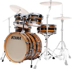 Drumkit Tama CK50RS-NET Superstar Classic Natural Ebony Tiger Wrap Drumkit - 1