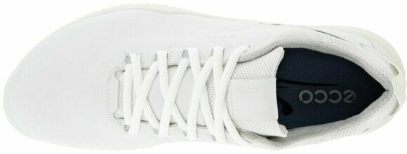 Chaussures de golf pour hommes Ecco S-Hybrid Mens Golf Shoes White 44 - 5