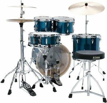 Акустични барабани-комплект Tama IP58H6W-HLB Imperialstar Hairline Blue - 3
