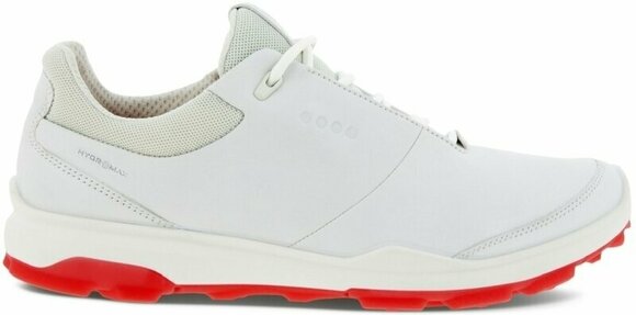 Chaussures de golf pour femmes Ecco Biom Hybrid 3 Womens Golf Shoes White/Hibiscus 41 - 2