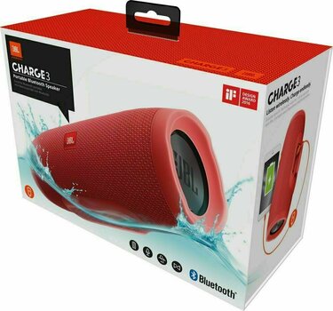 portable Speaker JBL Charge 3 Red - 4