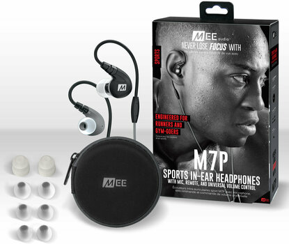 Ušesne zanke slušalke MEE audio M7P Črna - 3