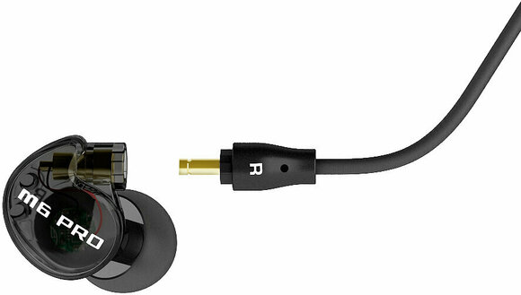 In-Ear Headphones MEE audio M6 Pro Universal-Fit Musician’s In-Ear Monitors Smoke - 3