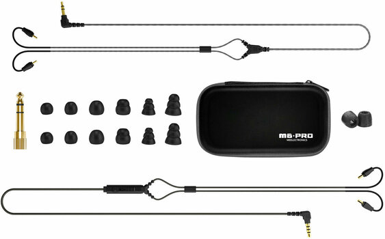 Sluchátka do uší MEE audio M6 Pro Universal-Fit Musician’s In-Ear Monitors Smoke - 4