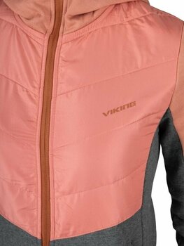 Sudadera con capucha para exteriores Viking Creek Lady Hoodie Light Pink/Grey S Sudadera con capucha para exteriores - 5