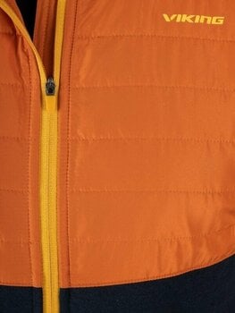 Sudadera con capucha para exteriores Viking Creek Man Hoodie Orange/Navy M Sudadera con capucha para exteriores - 4