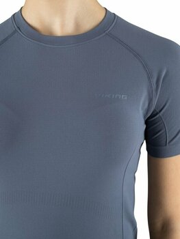 Roupa interior térmica Viking Breezer Lady T-shirt Grey M Roupa interior térmica - 4