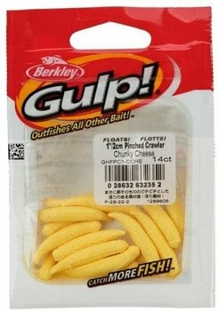 Imitace Berkley Gulp!® Floating Pinched Crawler Chunky Cheese 3 cm - 3