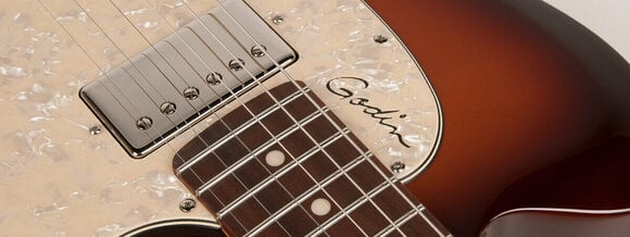 Elektrische gitaar Godin Session Custom 59 Lightburst HG RN - 2