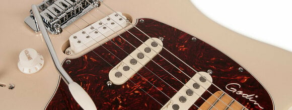 Electric guitar Godin Progression Plus Trans Cream HG MN - 3
