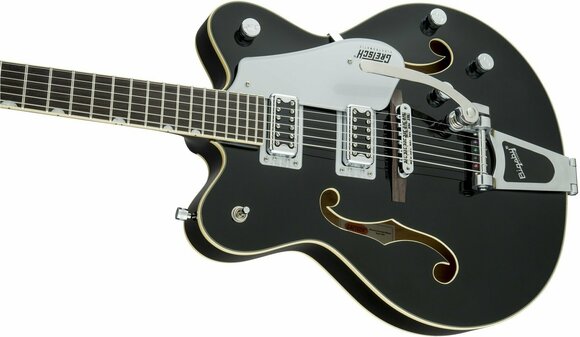 Semi-akoestische gitaar Gretsch G5422T Electromatic DC RW Zwart - 3
