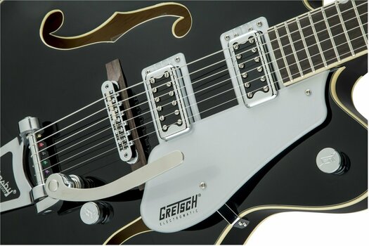 Halvakustisk guitar Gretsch G5422T Electromatic DC RW Sort - 6