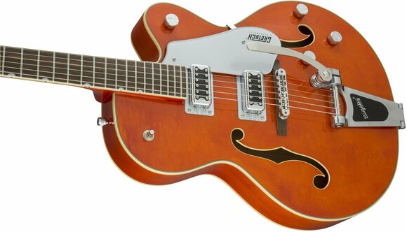 Halvakustisk guitar Gretsch G5420T Electromatic SC RW Orange Satin - 3