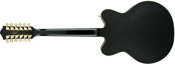 Semiakustická kytara Gretsch G5422G-12 Electromatic DC RW Černá - 2