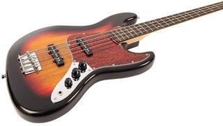 4-keelne basskitarr Vintage V49 Coaster Pack 3-Tone Sunburst 4-keelne basskitarr - 6