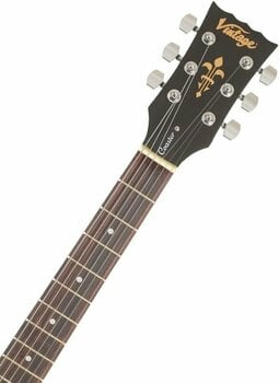 Elektrická kytara Vintage V10 Coaster Gloss Black - 7