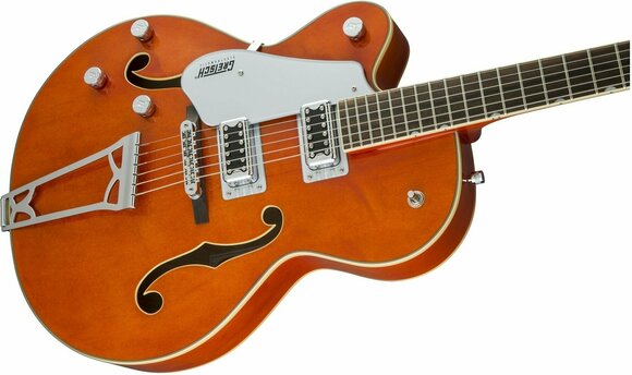Halvakustisk guitar Gretsch G5420LH Electromatic SC RW Orange Stain - 3