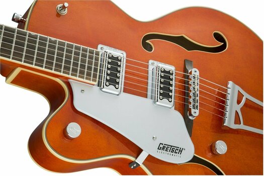 Semi-Acoustic Guitar Gretsch G5420LH Electromatic SC RW Orange Stain - 5