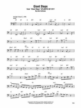 Noty pro dechové nástroje John Coltrane Omnibook Bassoon, Trombone, etc Noty - 3