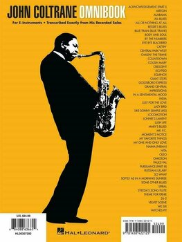 Bladmuziek voor blaasinstrumenten John Coltrane Omnibook Alto Saxophone, Bariton Saxophone - 2