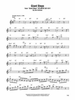 Notblad för blåsinstrument John Coltrane Omnibook Flute, Oboe, Violin, etc Musikbok - 3