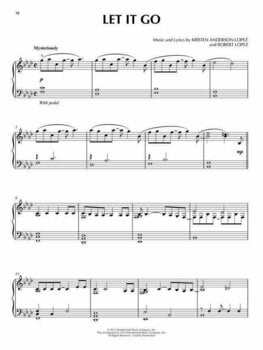 Noder til klaverer Disney Frozen Piano Music from the Motion Picture Soundtrack Musik bog - 3