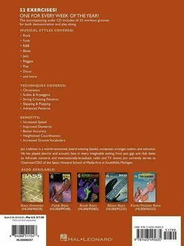 Sheet Music for Bass Guitars Hal Leonard Bass Aerobics Book with Audio Online Music Book - 3