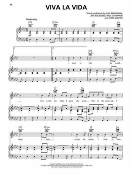 Note za klavijature Coldplay Piano Play-Along Volume 16 Nota - 3