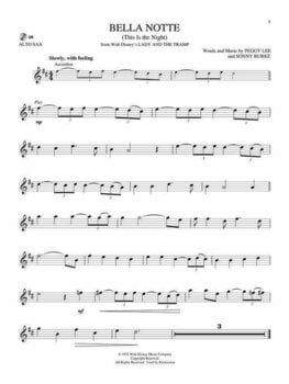 Nodeblad til blæseinstrumenter Disney Classics Alto Saxophone Musik bog - 3