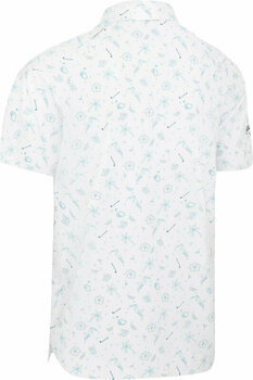 Polo košile Callaway Mens All Over Golf & Tucan Print Bright White 2XL Polo košile - 2