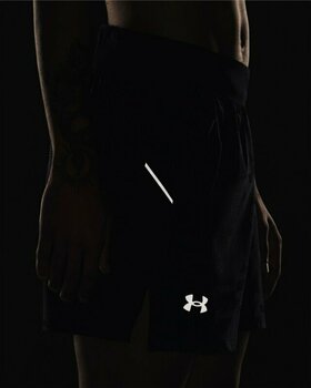 Shorts de course Under Armour Men's Launch Elite 5'' Short Black/Downpour Gray/Reflective XL Shorts de course - 8