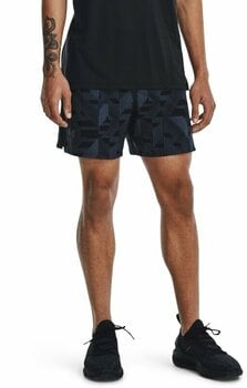 Running shorts Under Armour Men's Launch Elite 5'' Short Black/Downpour Gray/Reflective 2XL Running shorts - 3