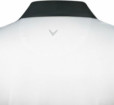Polo Shirt Callaway Womens Engineered Evanescent Geo Sleeveless Brilliant White L Polo Shirt - 3