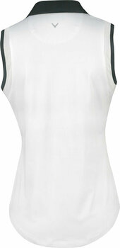 Chemise polo Callaway Womens Engineered Evanescent Geo Sleeveless Brilliant White S Chemise polo - 2