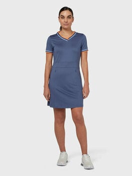 Nederdel / kjole Callaway V-Neck Colorblock Dress Blue Indigo M - 10