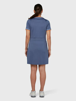 Kleid / Rock Callaway V-Neck Colorblock Dress Blue Indigo S - 2
