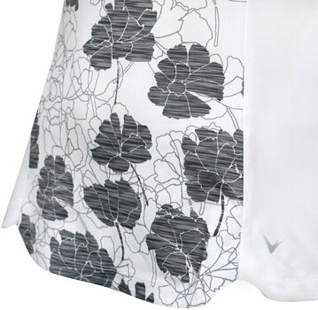 Риза за поло Callaway Womens Texture Floral Polo Brilliant White L - 4