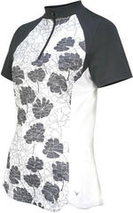 Polo košile Callaway Womens Texture Floral Brilliant White XS Polo košile - 1
