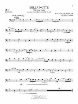 Нотни листи за духови инструменти Disney Classics Trombone - 3