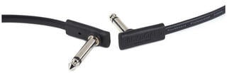 Cable de conexión RockBoard Flat Patch Cable Negro/Angulado - Angulado - 1