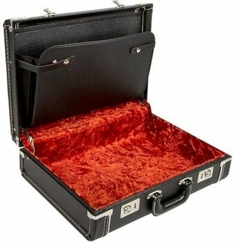 Dj Kufor Fender "5"" Depth Briefcase Black with Red Plush Interior" - 2