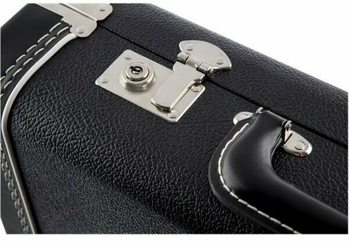 DJ Case Fender "5"" Depth Briefcase Black with Red Plush Interior" - 5