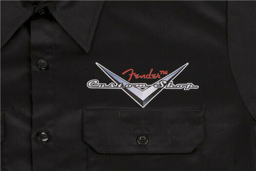 Skjorta Fender Custom Shop Workshirt Black M - 2