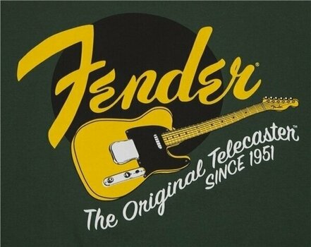 Camiseta de manga corta Fender Original Tele T-Shirt Green M - 3