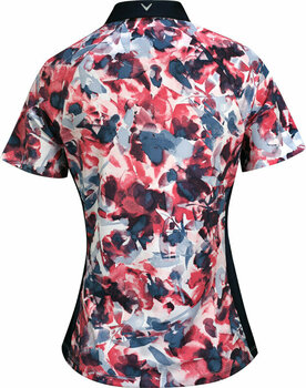 Polo-Shirt Callaway Womens Short Sleeve Floral Polo Fruit Dove XL - 5